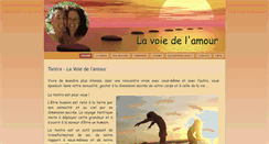 Desktop Screenshot of lavoiedelamour.com